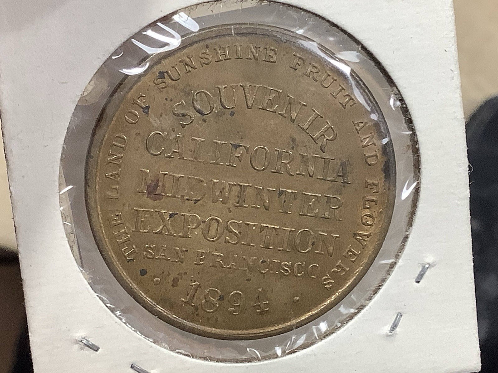 1894-HK-245a So-Called Dollar California Mid Winter Exposition Nice1, Rare!