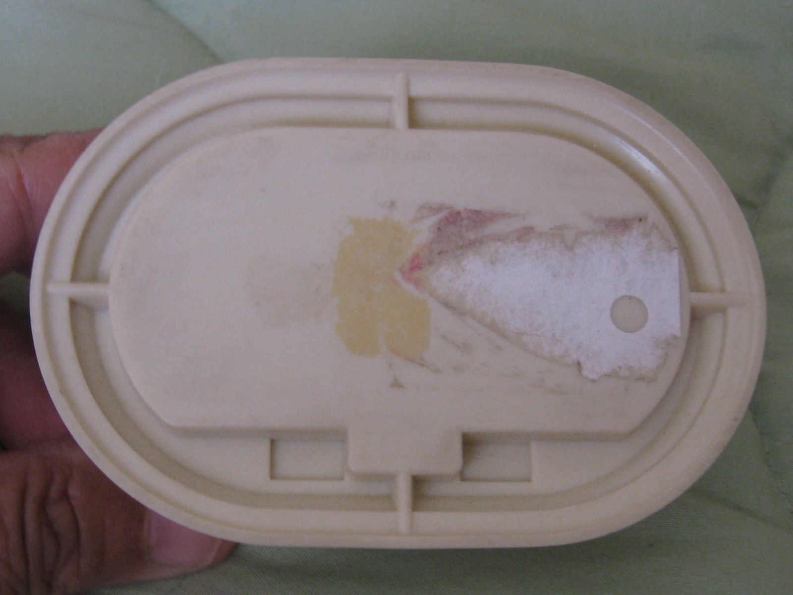 Antique/ Older Vintage Celluliod Blue Decorated DOUBLE RING Presentation Box