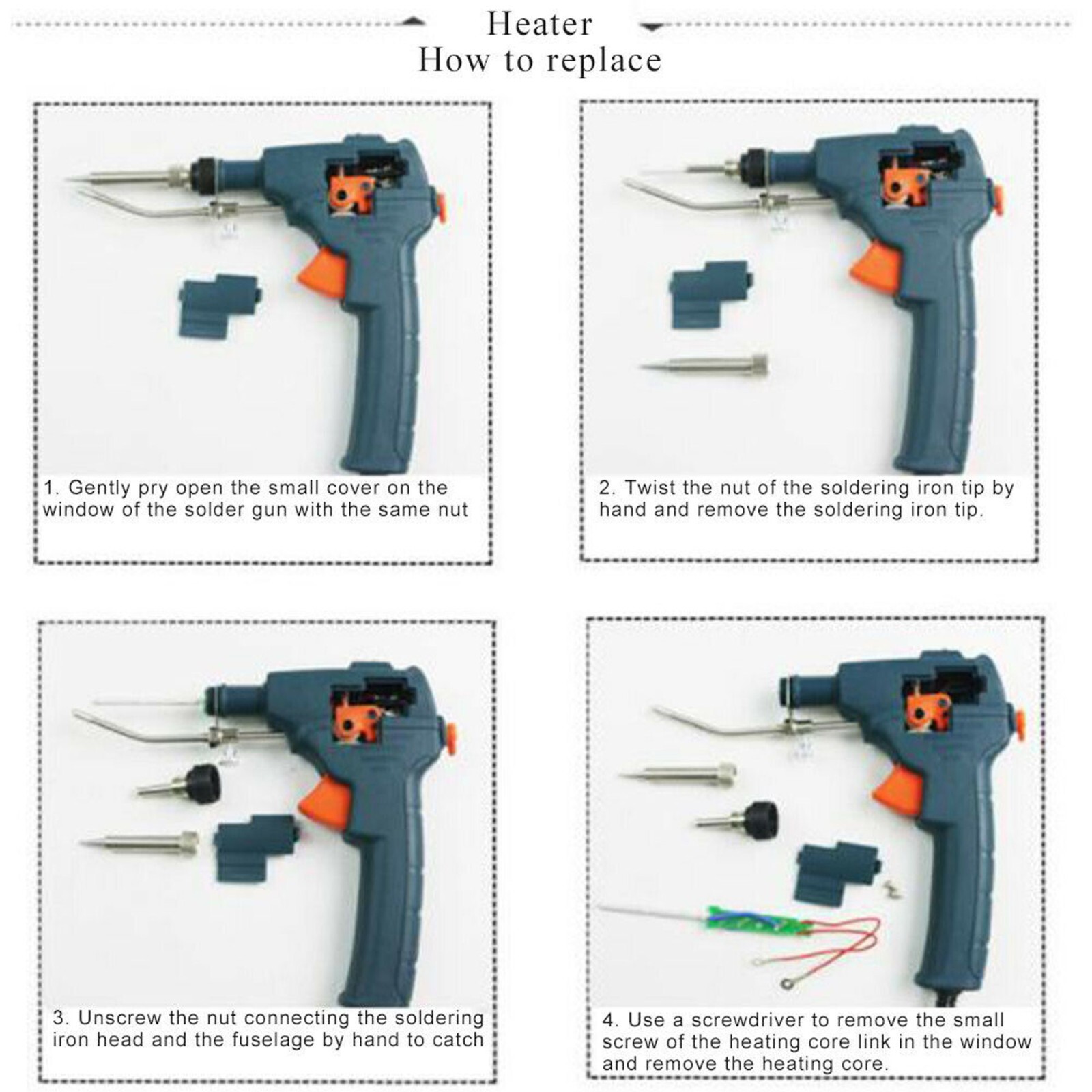 New Electric Auto Soldering Iron Gun Kit Hand-Held Tweezers Wires Welding Tool