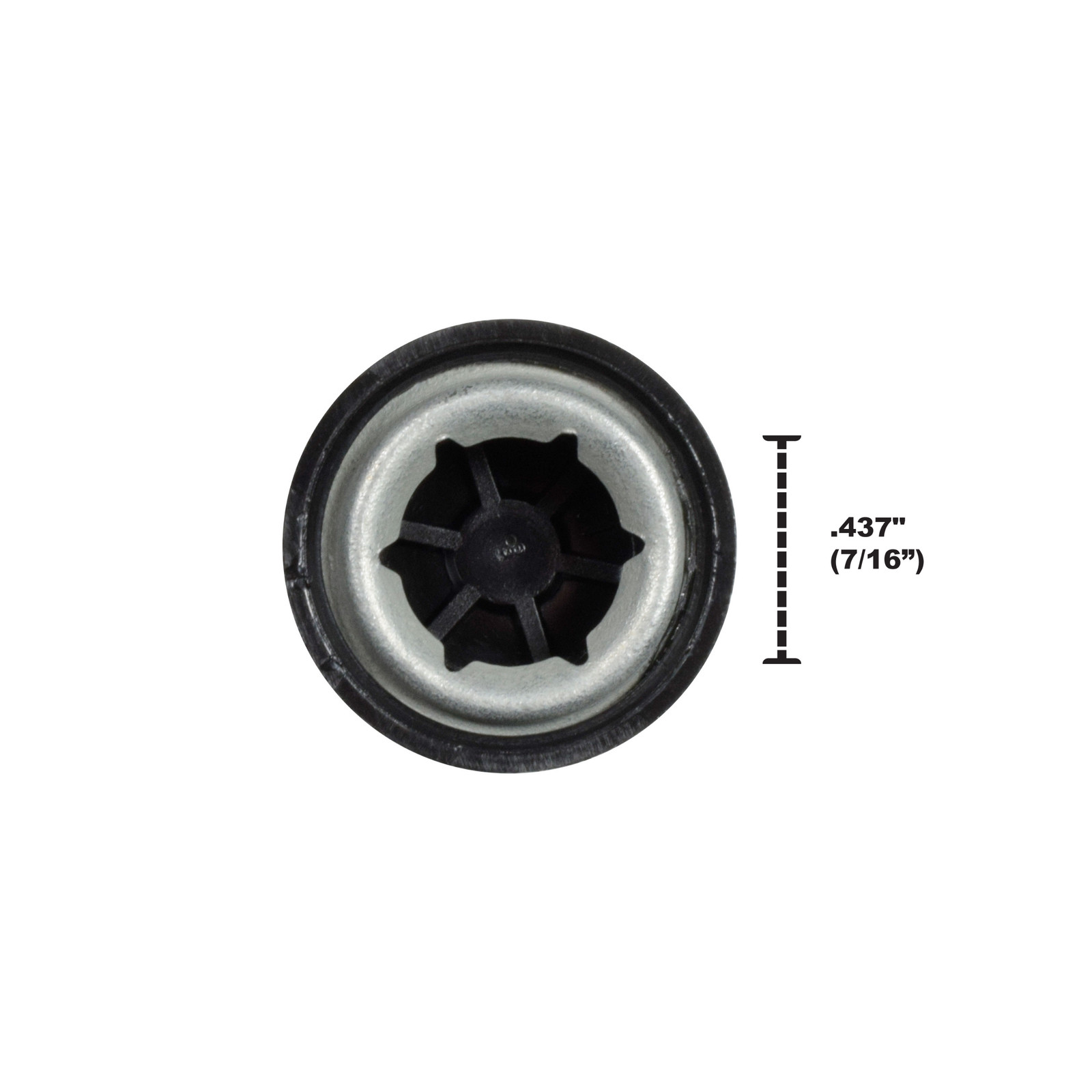 Univen Push Nut Axle Cap Retainer .437" (7/16") (11.1mm) Compatible with Power