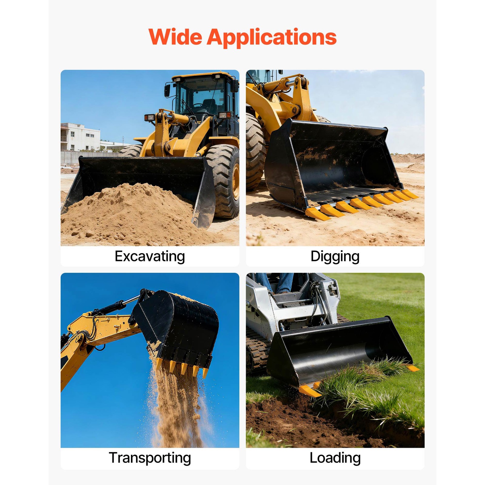 Uimoso 10 Pack 230SP Bucket Teeth with Pins 23 230 Series Excavator Bucket Teeth