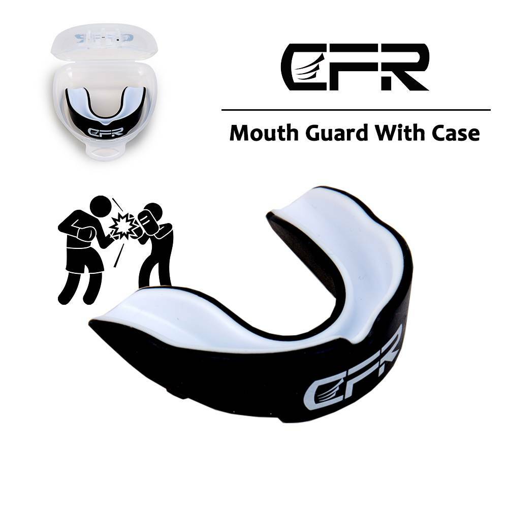 Gel Gum Mouth Guard Shield Case Teeth Grinding Boxing MMA Sports Mouth Piece @