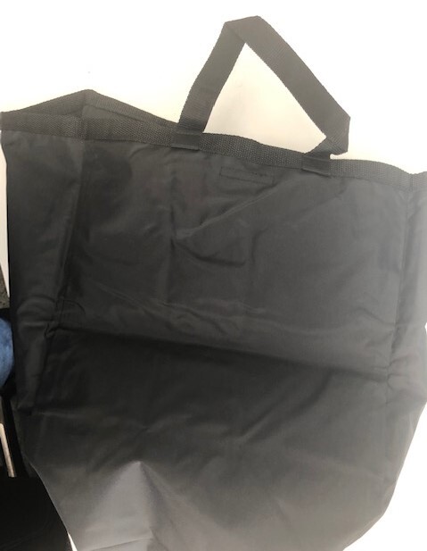 Porsche 31585 Go Green Grocery Black Bag 9" x 12" x 15"