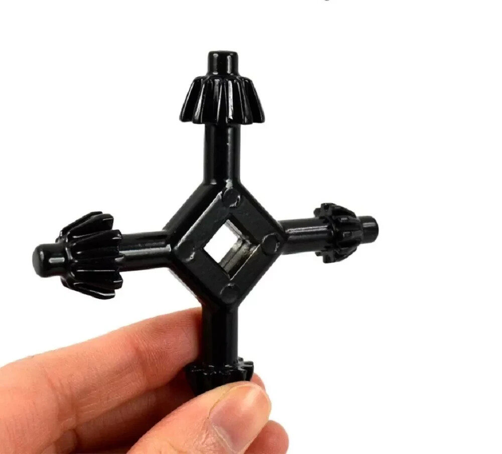 4 Way Drill Press Chuck Key Universal - Carbon Steel 1/2" 9/16" 5/8" 11/16" Size