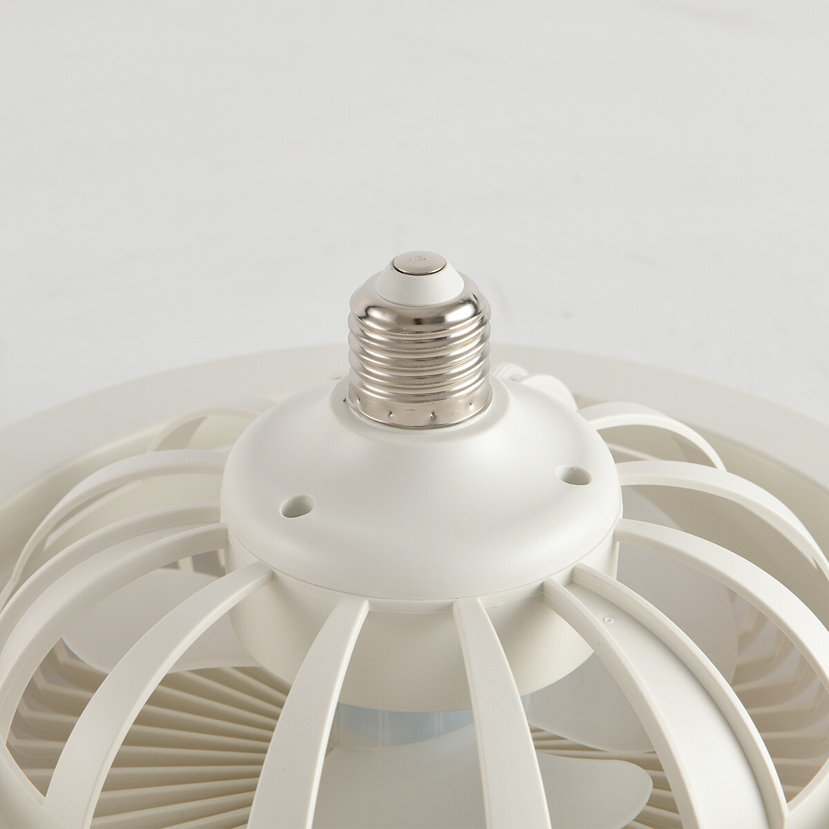 Mini Ceiling Fan with Lights,Socket Fan Light 10" Light Bulb Fan,3 Speeds