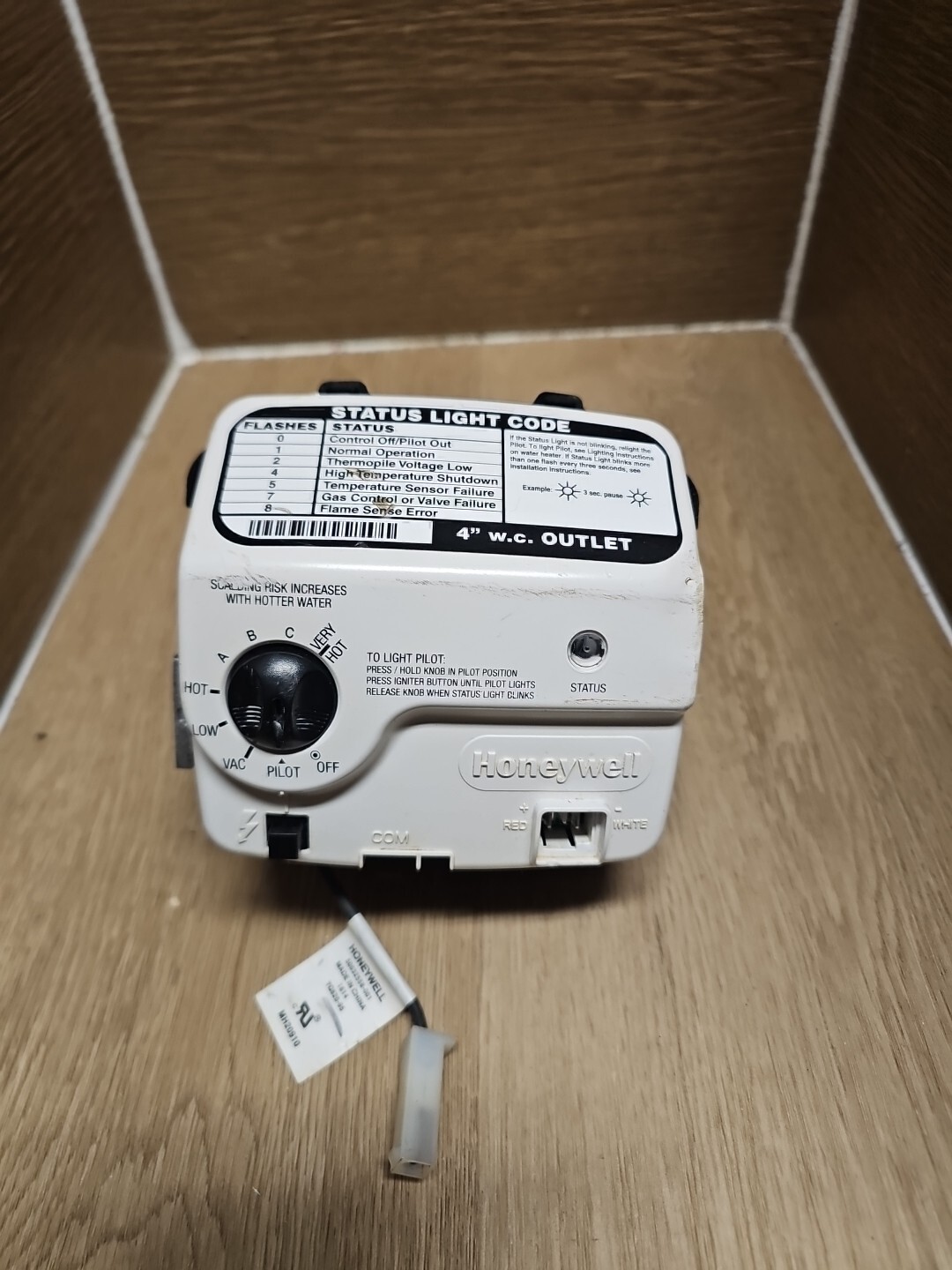 Honeywell Water Heater Gas Valve WV8840B1158 (30 DAY WARRANTY) Ships FAST!