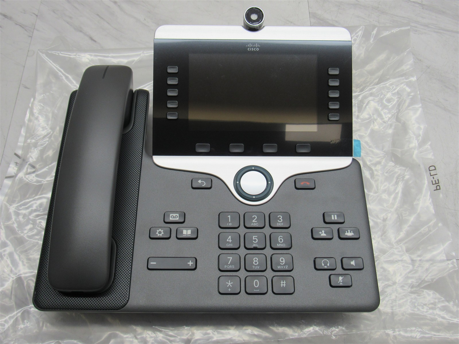 NEW Cisco CP-8845 5-Line VoIP IP Video Business Office Phone w/ Camera