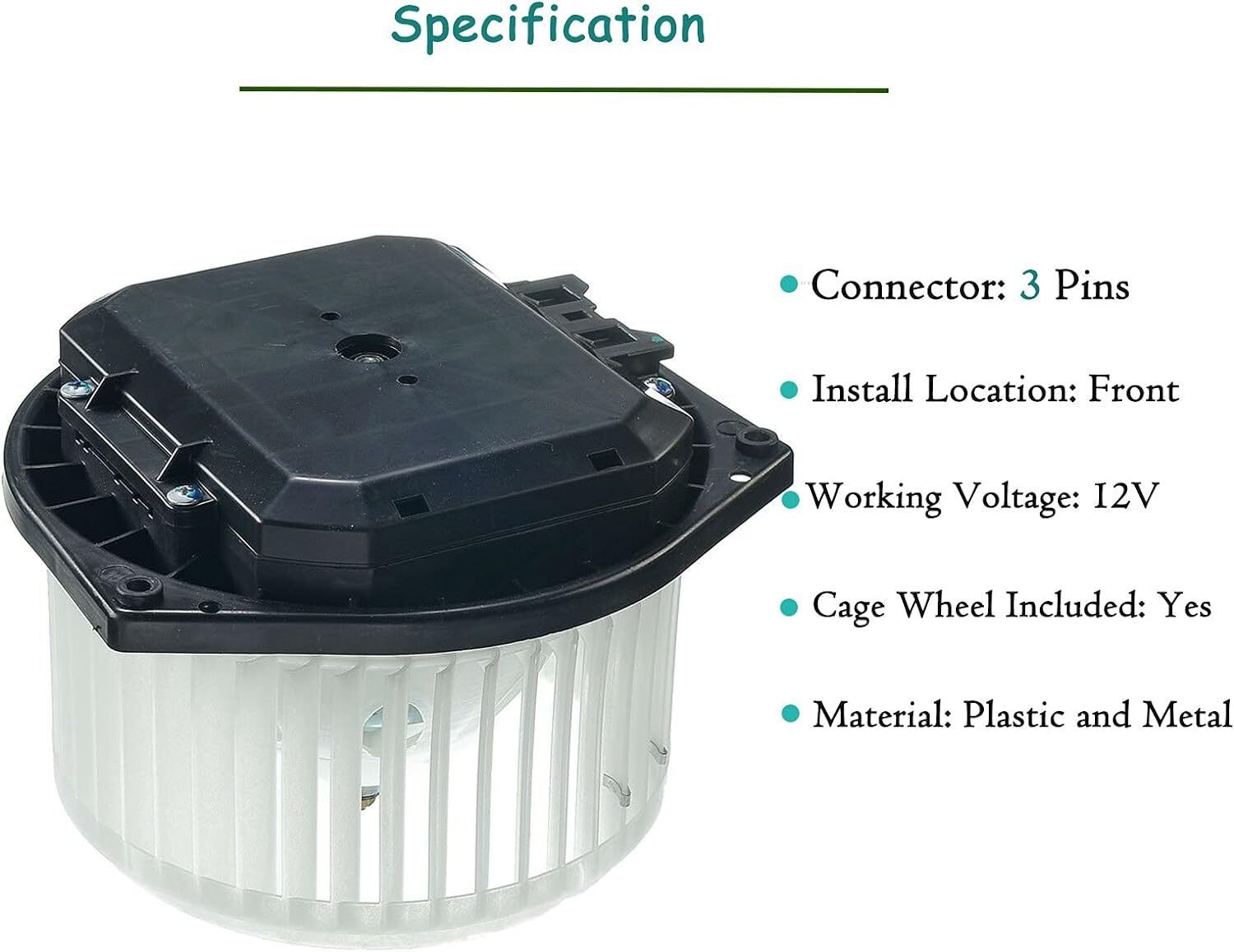 Fits For 2007-2014 Nissan Altima HVAC Heater Blower Motor with Fan Cage 700193