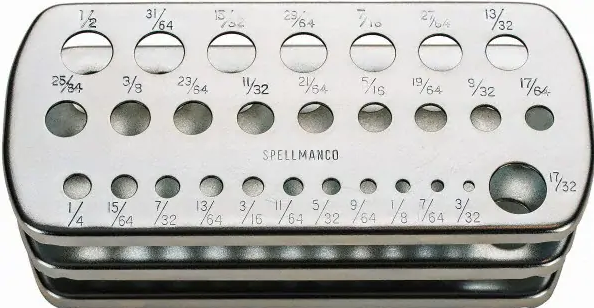 SPELLMACO TRANSFER PUNCH SET 3/32-1/2 #317 - NEW! - MADE IN USA!