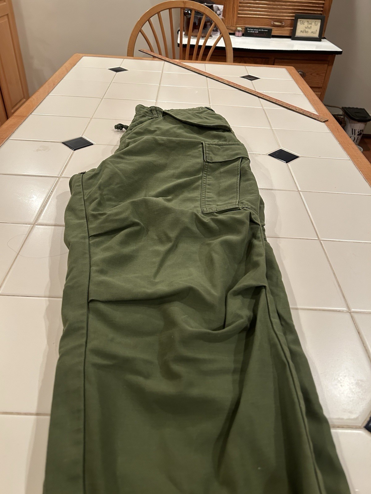 VTG NOS M51 Field Shell Trousers M-1951 Army Military Pants Medium Regular 34x29