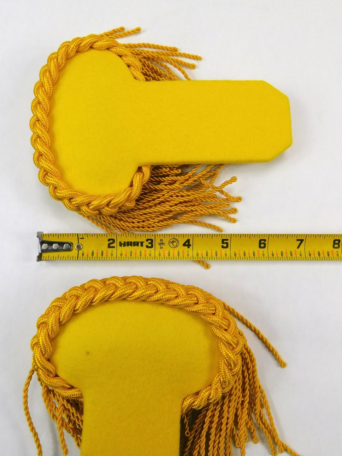 Vintage Military Epaulettes Shoulder Boards Set Yellow