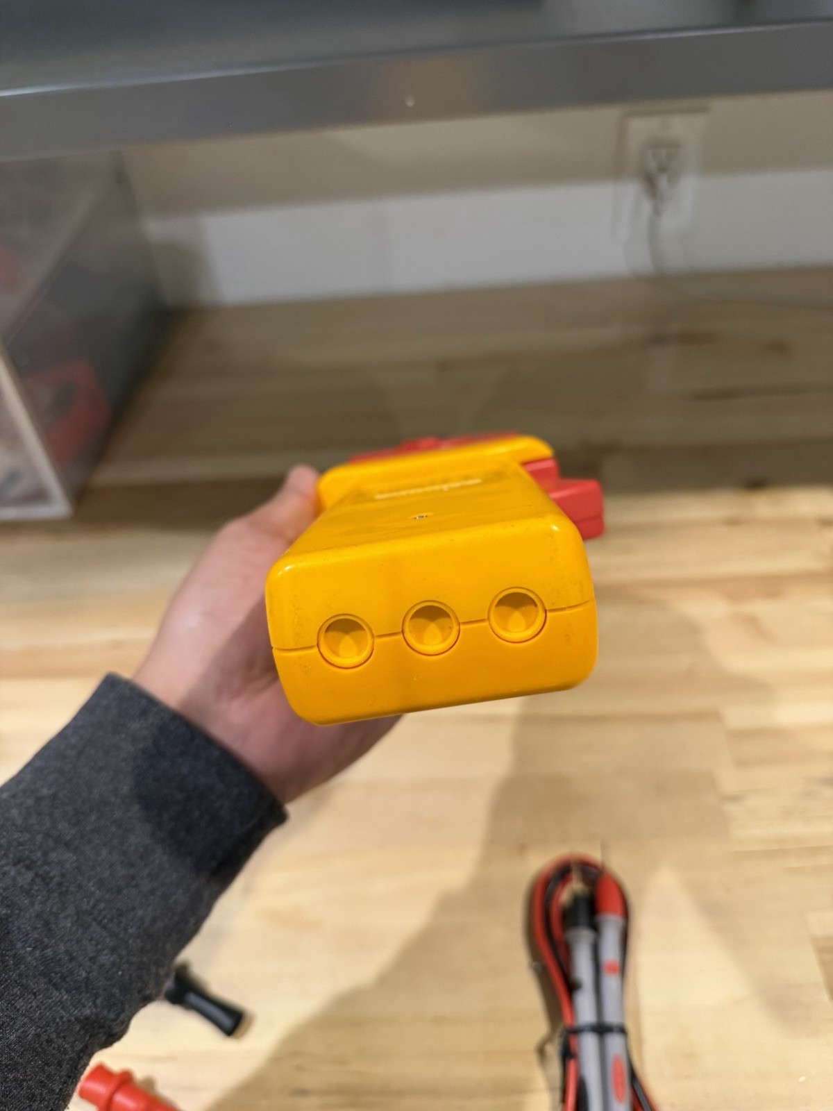 FLUKE 1630 EARTH GROUND CLAMP W/ LEADS - FREE SHIPPING / PERFECT CONDITION