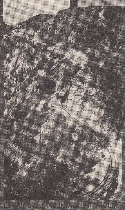 1912 Pacific Electric Railway Print Ad – Mount Lowe Cloudland Trolley Trips Pix!