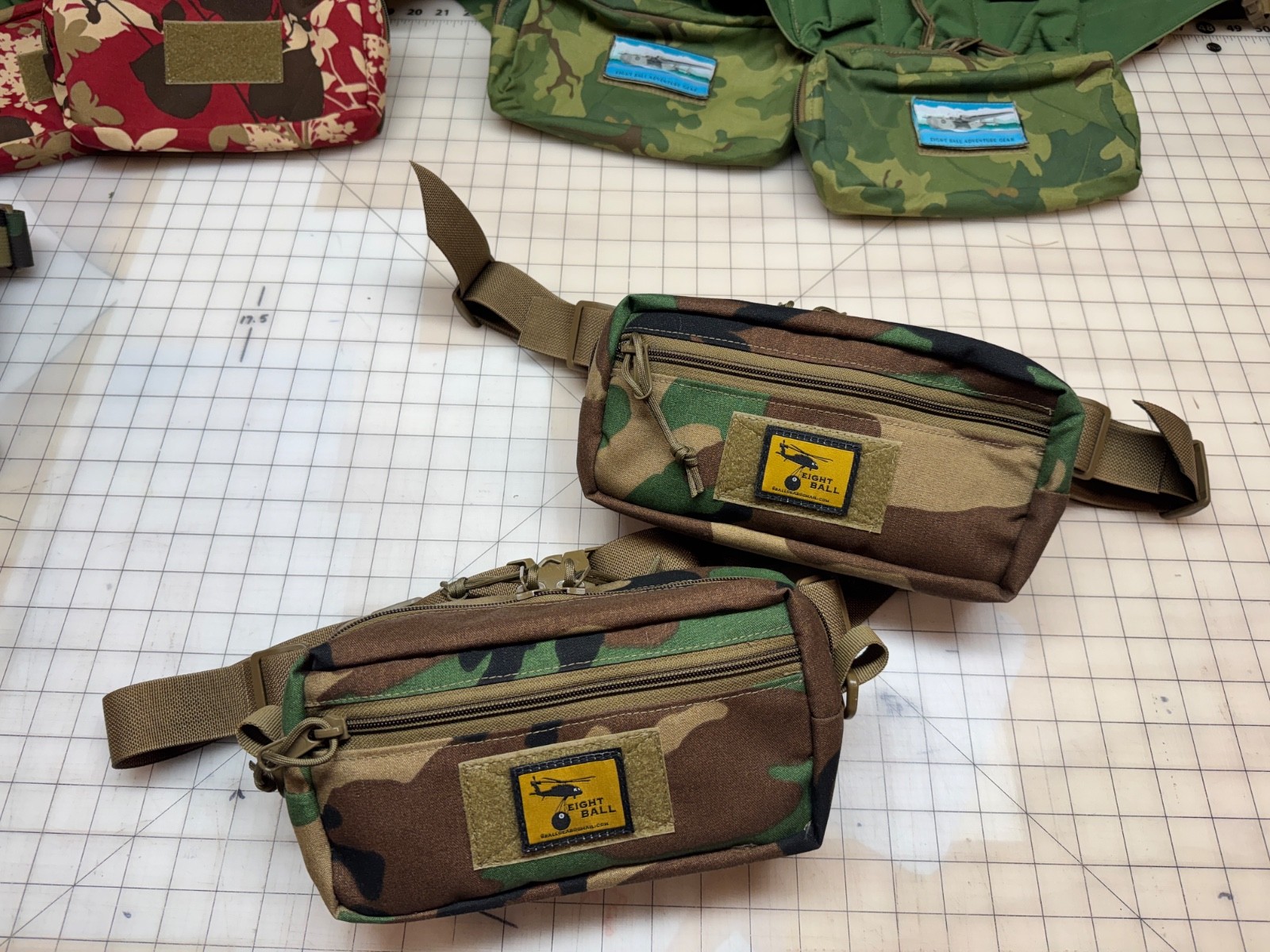 Eight Ball Gear M81 Woodland Tactical waist pouch / fanny pack / sling pack