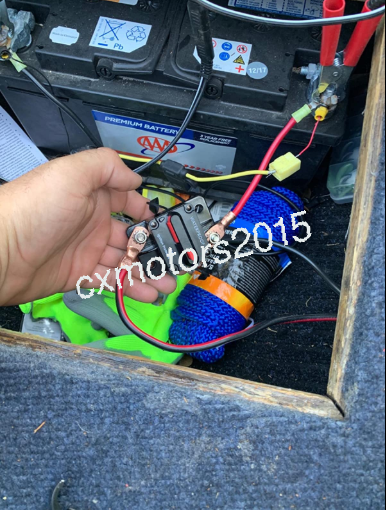 Electric Trolling Motor 60Amp Fuse Marine Circuit Breaker for Audio System Fuse