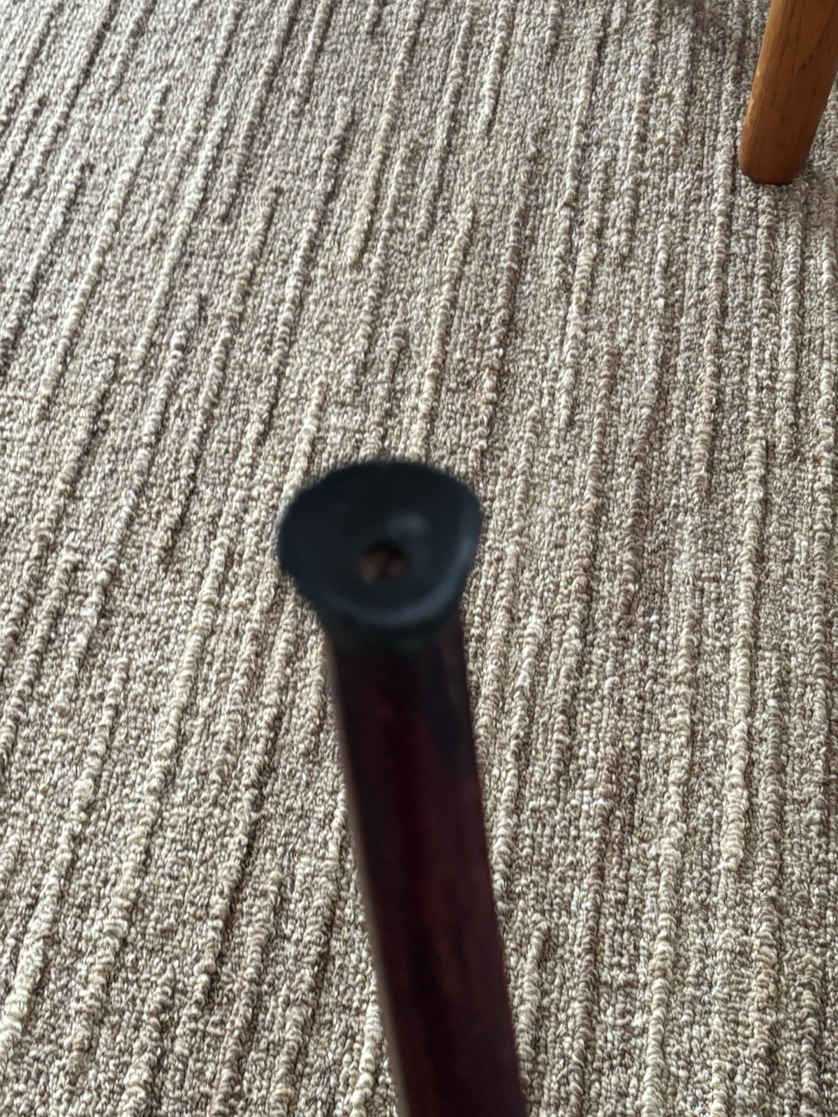 VTG Mid-Century Modern Spider Leg Tray Table Folding Base Brass Tips No Tray MCM