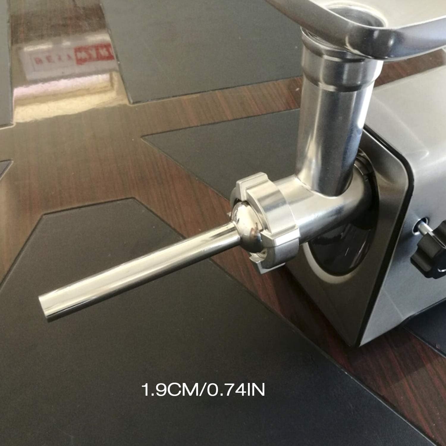 Stainless Steel Sausage Stuffer Tubes for Meat Grinder, 3-Piece Set, Fits #10-12