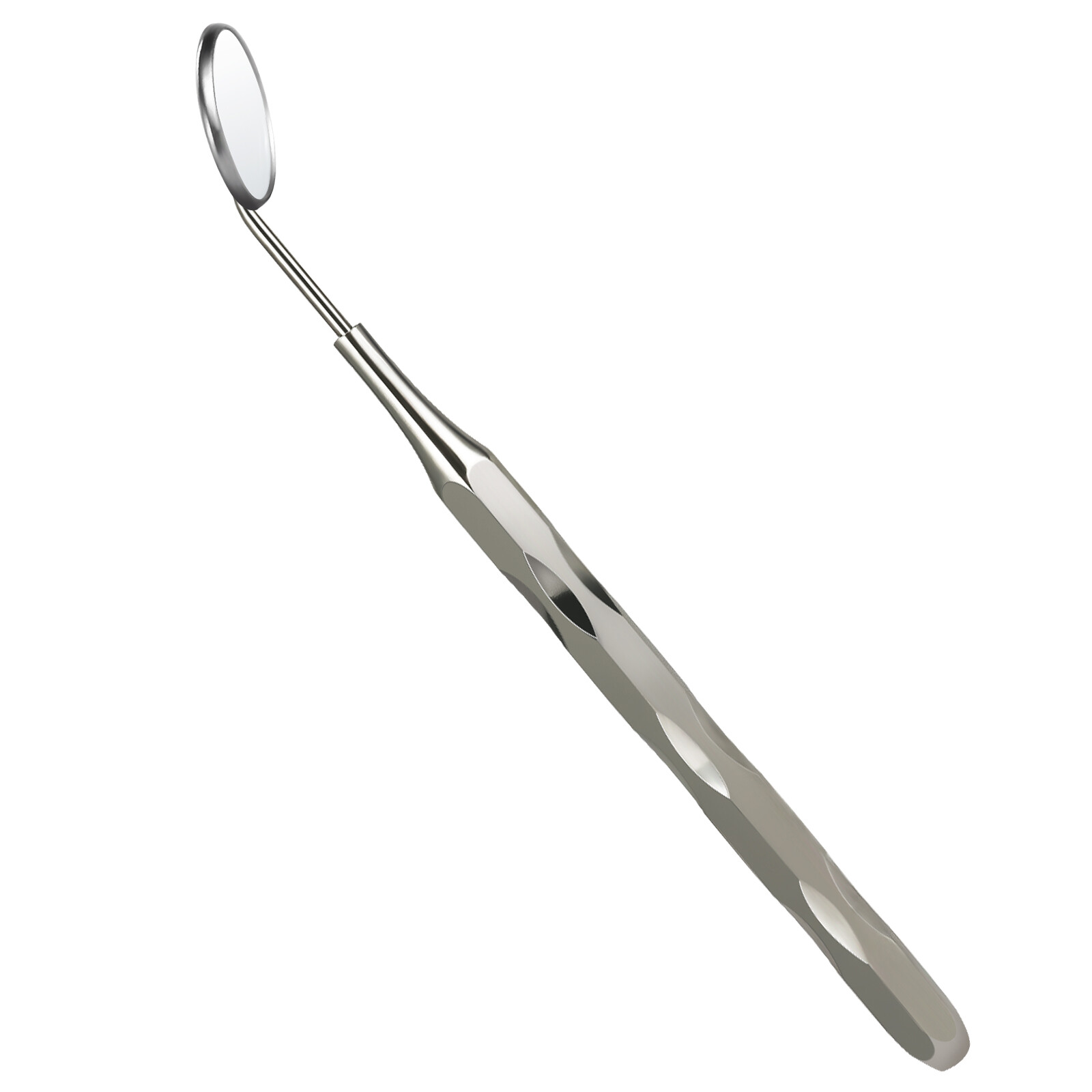 JMU Dental Mouth Mirror with Octagonal Handle #5 Oral Mirror Stainless Steel