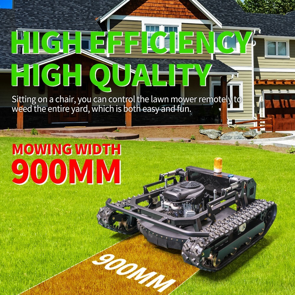 810All Terrain Remote Control Off-Road Lawn Mower 27 HP Adjustable Mowing Height