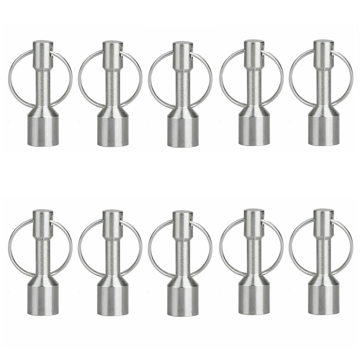 Test Magnet Keychain Bulk Pack 10 Pcs Scrap Metal Recycling 22 lbs 10 kg Strong