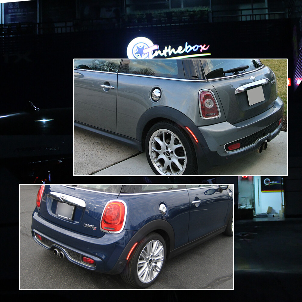 4x For Mini Cooper R55 R56 R57 R58 R59 R60 R61 Front Rear LED Side Marker Lights