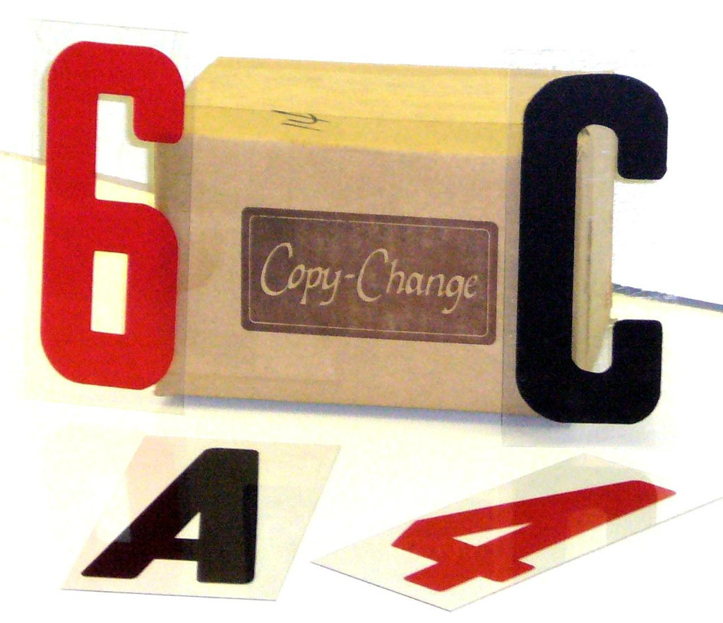 6" Flex Changeable Letters set 4 Portable Signs 250ct.