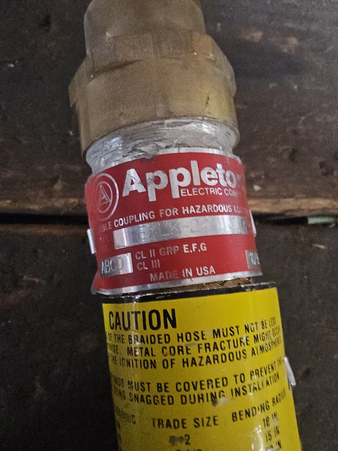 EXGJH-221 APPLETON EXPLOSIONPROOF DUST-IGNITIONPROOF 3/4-INCH