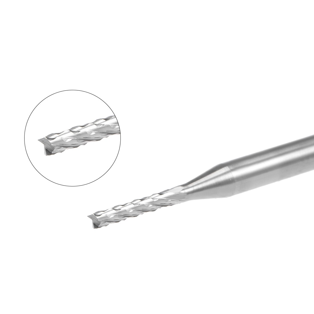 10PCS 1.5mm Carbide End Mill Engraving Milling Cutter CNC Router Bits 1/8" Shank