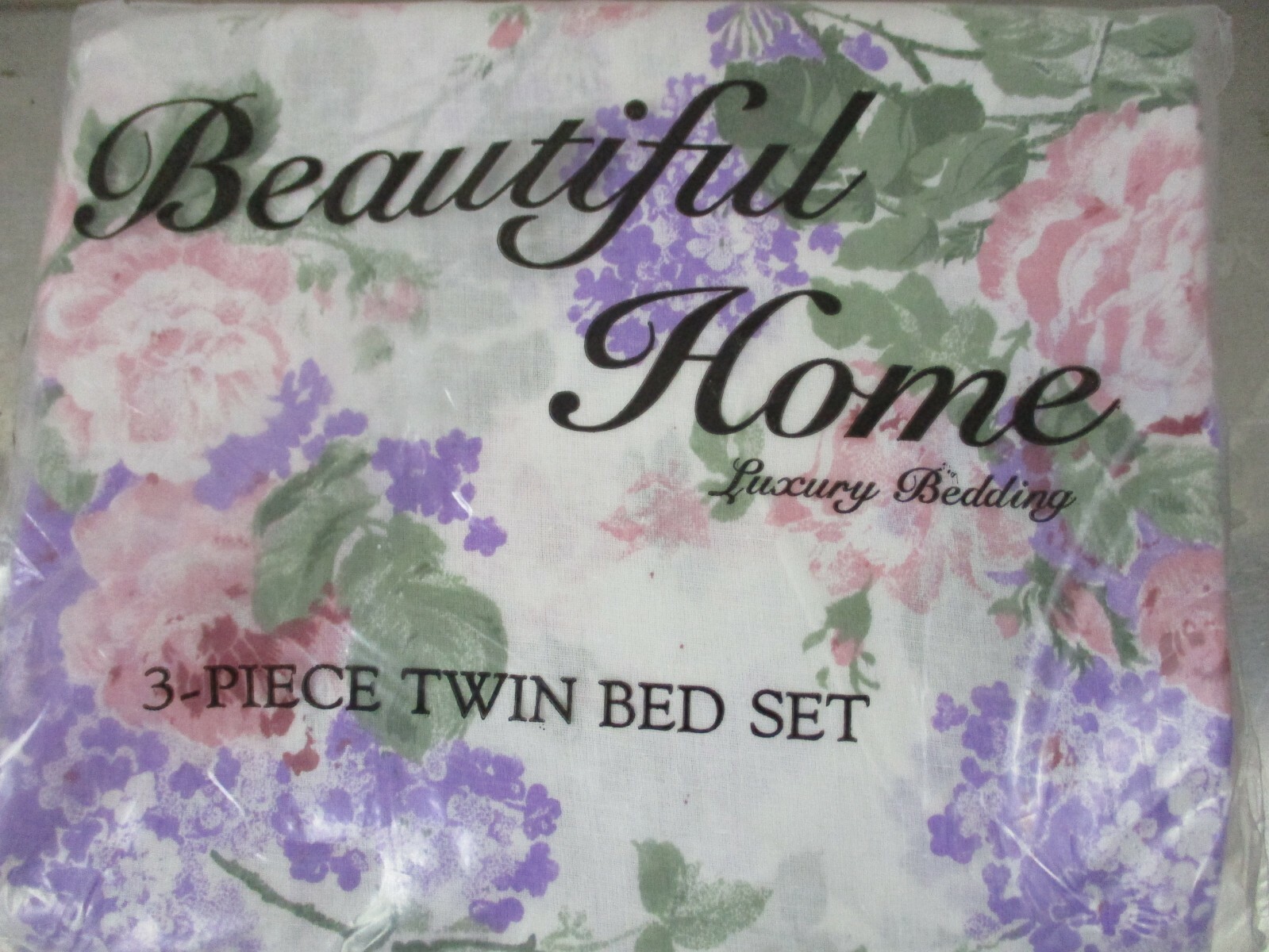 Vintage Floral Sheets New in package Dead stock 70s 3pc twin set Mervyns