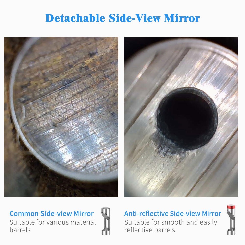 Teslong Rifle Borescope with 4.5'' Screen, 0.2inch Dia Fits .20 Caliber & Larger