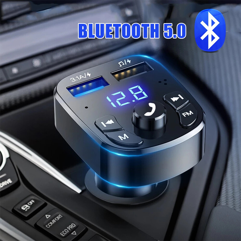 In-Car Bluetooth Hands Free MP3 Player/Phone to Radio FM Transmitter Modulator⇖
