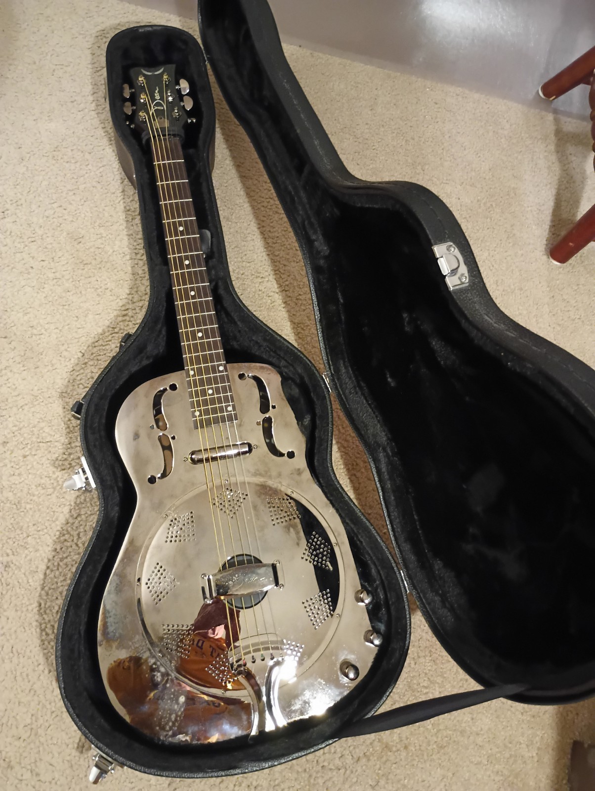 Dean Polished steel Resonator Guitar