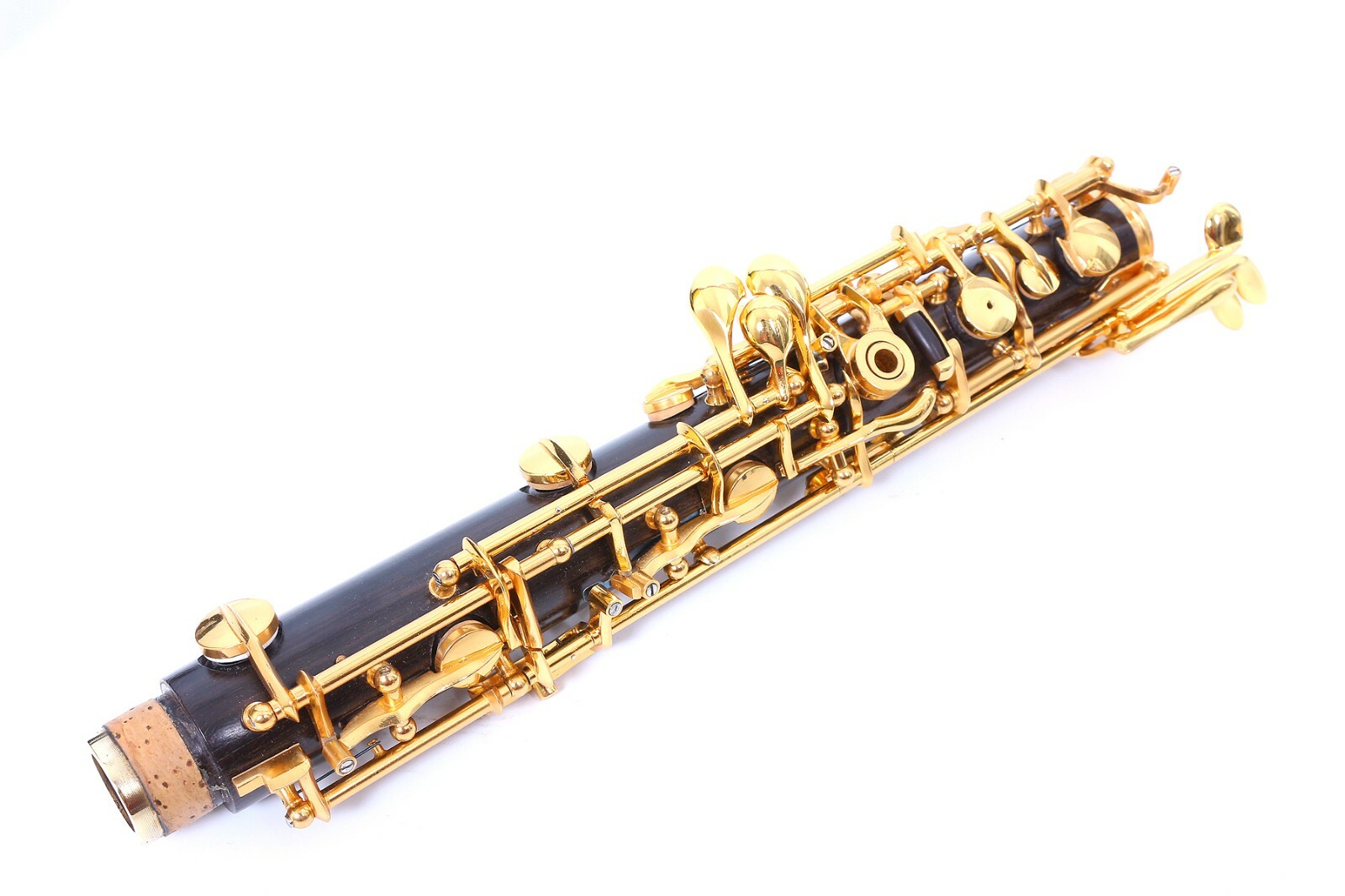 New Oboe Professional Ebony wood C key left F Resonance Golden plated key