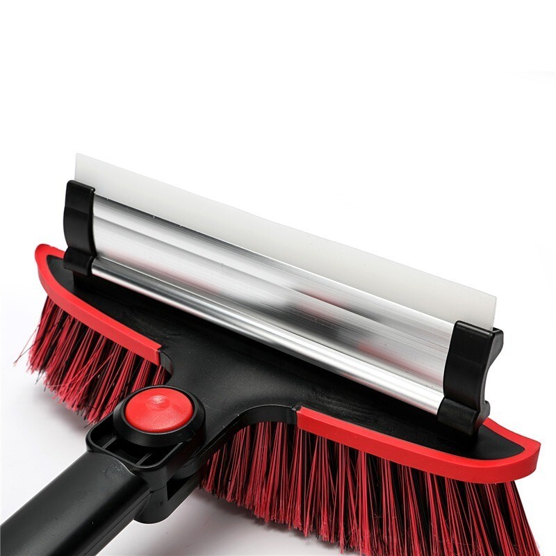 3-in-1 Extendable Snow Brush Ice Scraper Squeegee for Auto