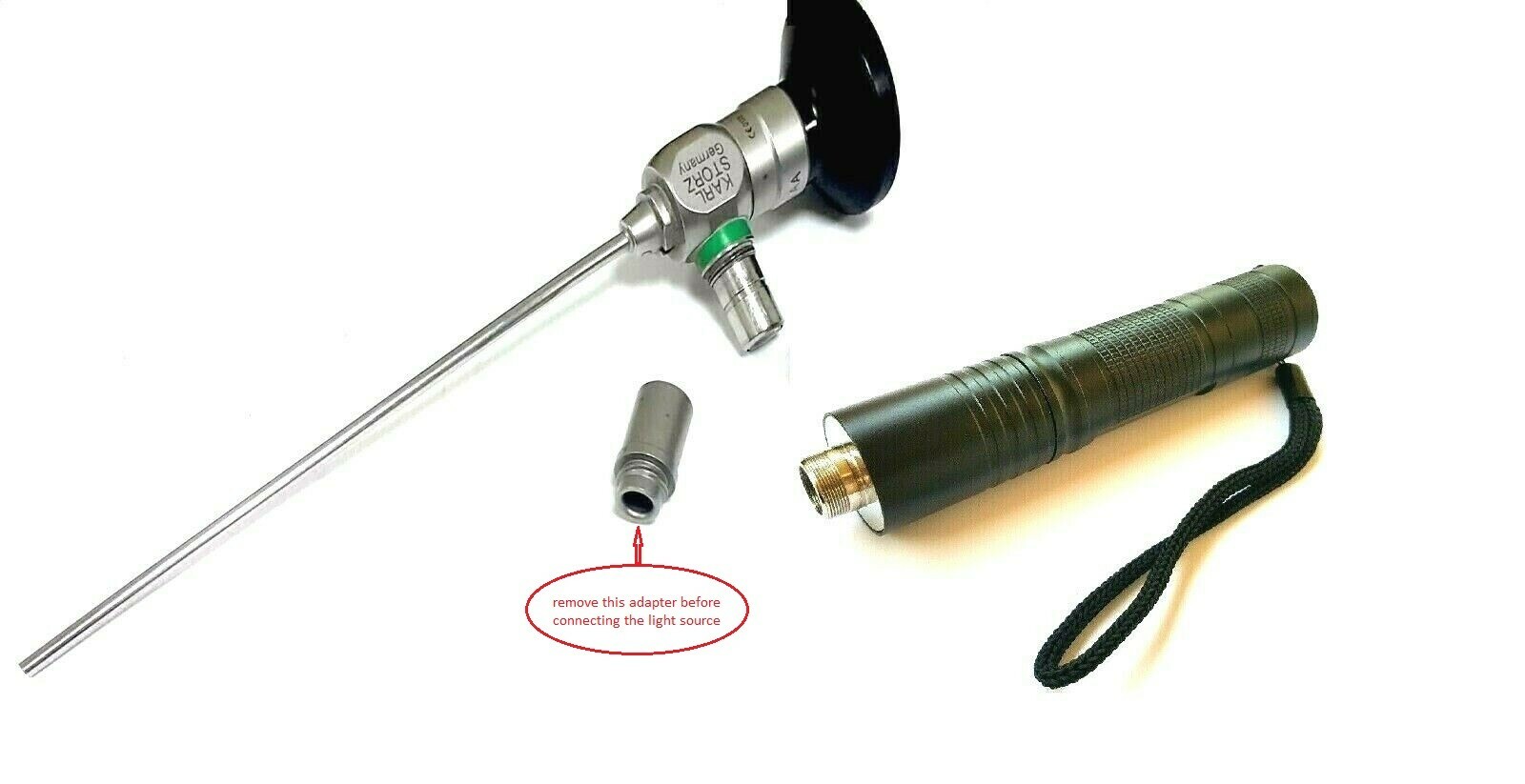 Olympus compatible endoscope LED LIGHT SOURCE + LG Battery + Charger L3