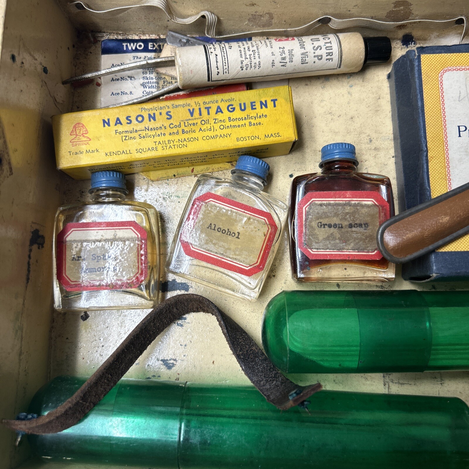 Vintage First Aid Kit for Emergency Use Only Medical Vintage