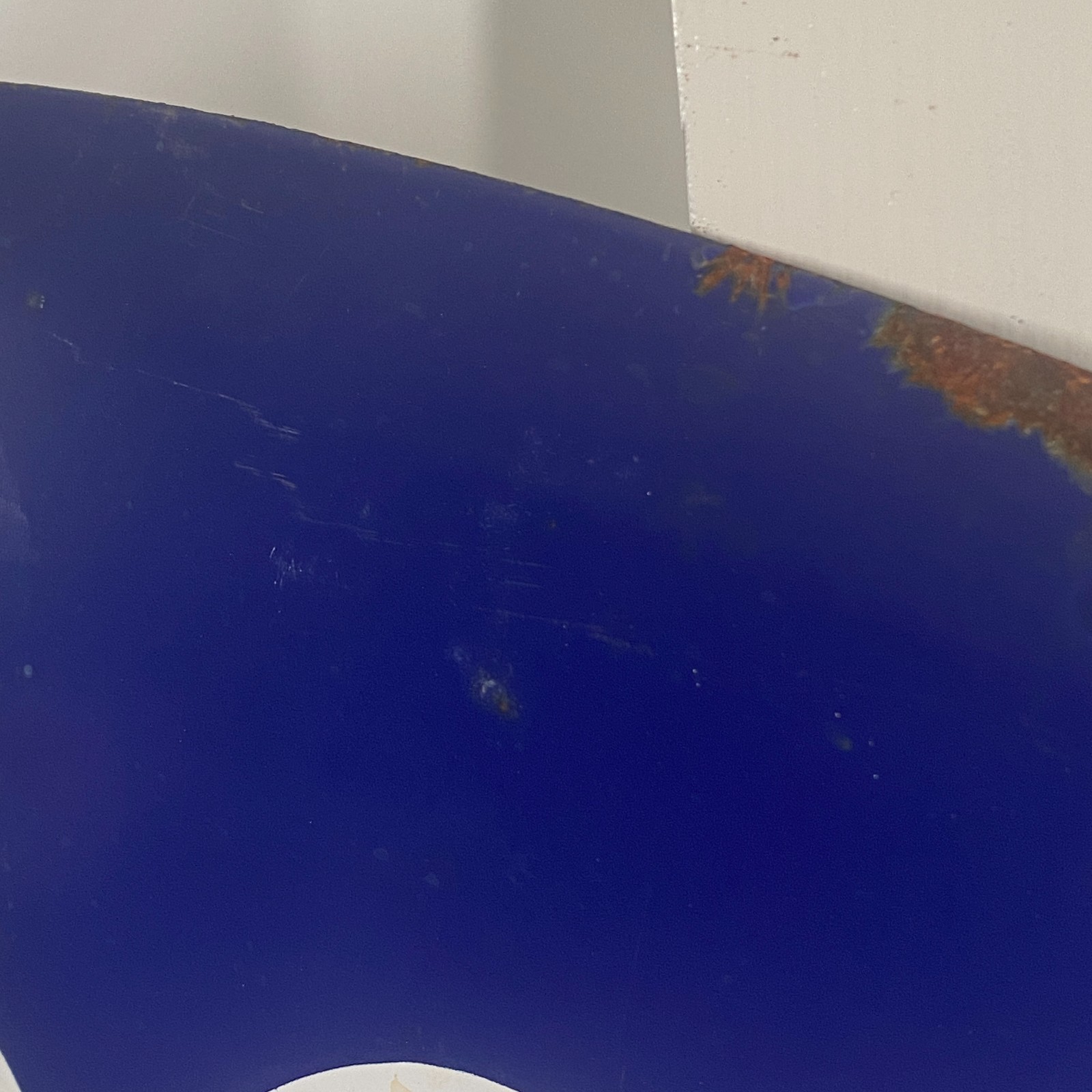 Piaggio Vespa Enamel Sign - 63x29cm (24.8x11.4") - Nice Rare Advertising Signage