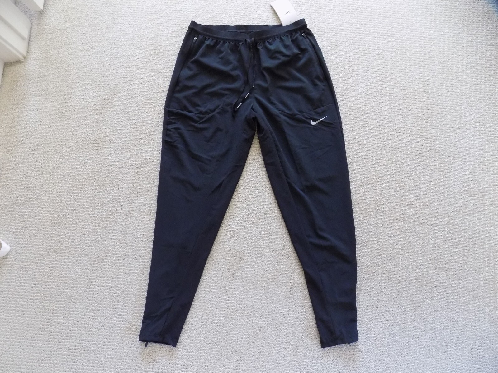 NEW MENS S M XL NIKE PHENOM ELITE WOVEN RUNNING JOGGERS PANTS BLACK CU5512 010
