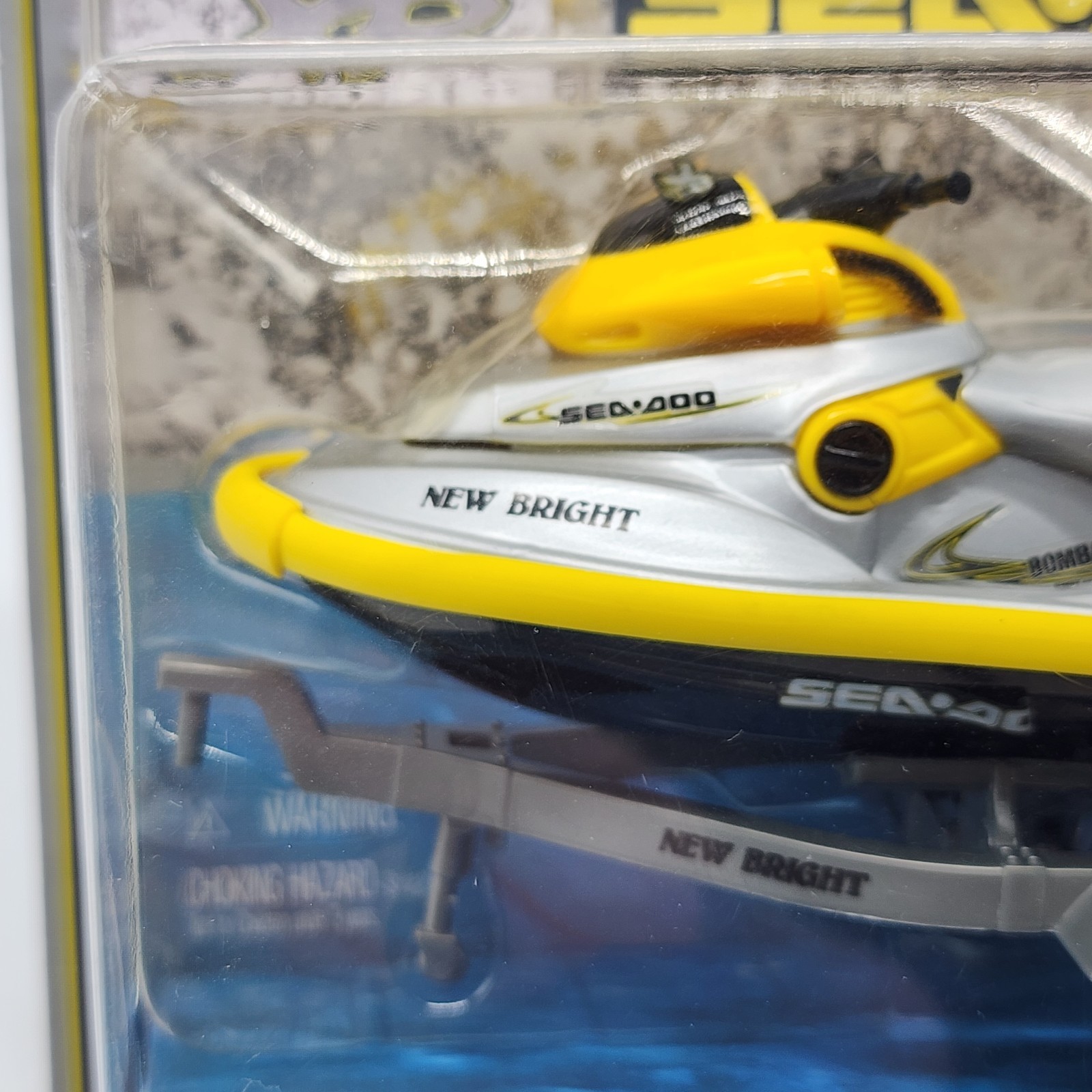 UH Vintage New Bright 2000 Sea Doo XP w/ Trailer Battery Powered *SEALED Rare