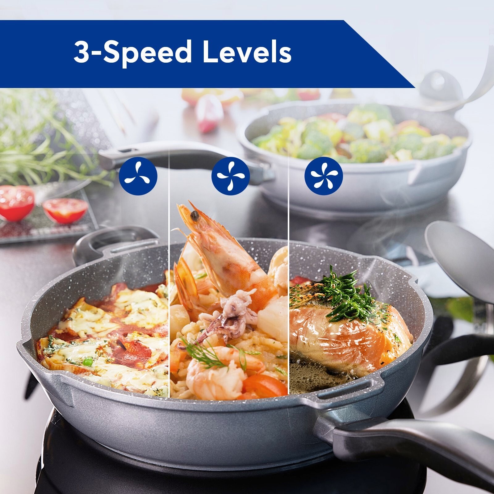 30in Kitchen Wall Mount Range Hood 450CFM Tempered Glass Vented 3-Speed Fan New