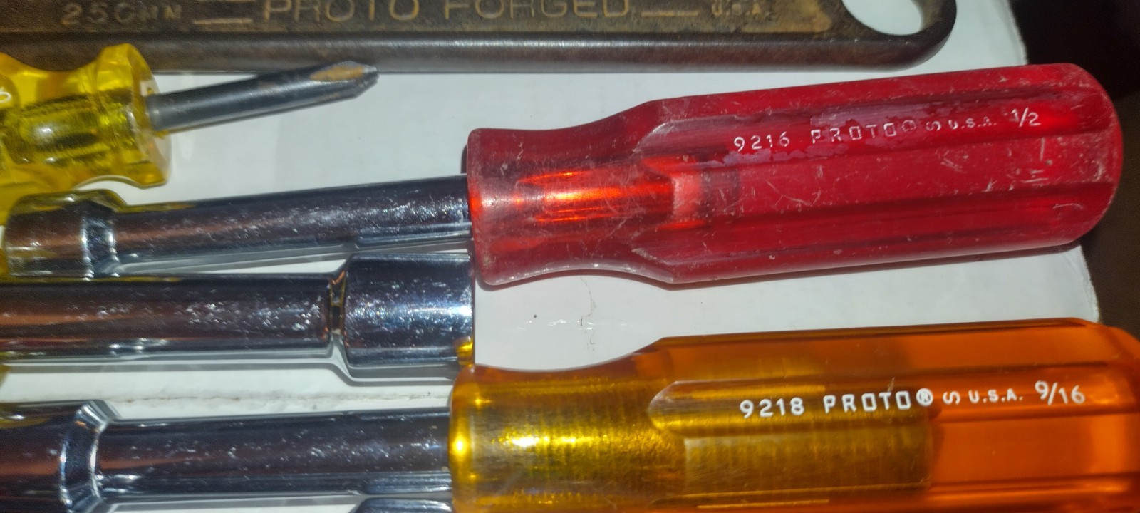 PROTO Professional 710S, 10in. Adjustable Wrench - USA - & 9 random Proto tools