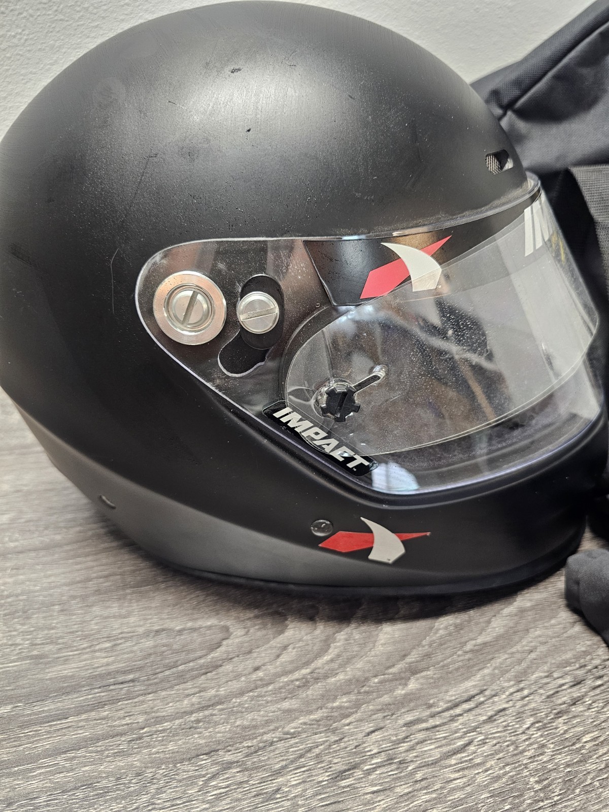 Impact Racing SA2020 1320 Helmet, Flat Black, X-Large NICE