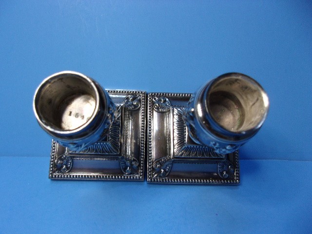 Antique Victorian Dwarf Urn Silverplate Candlesticks Richard Hodd & Son London