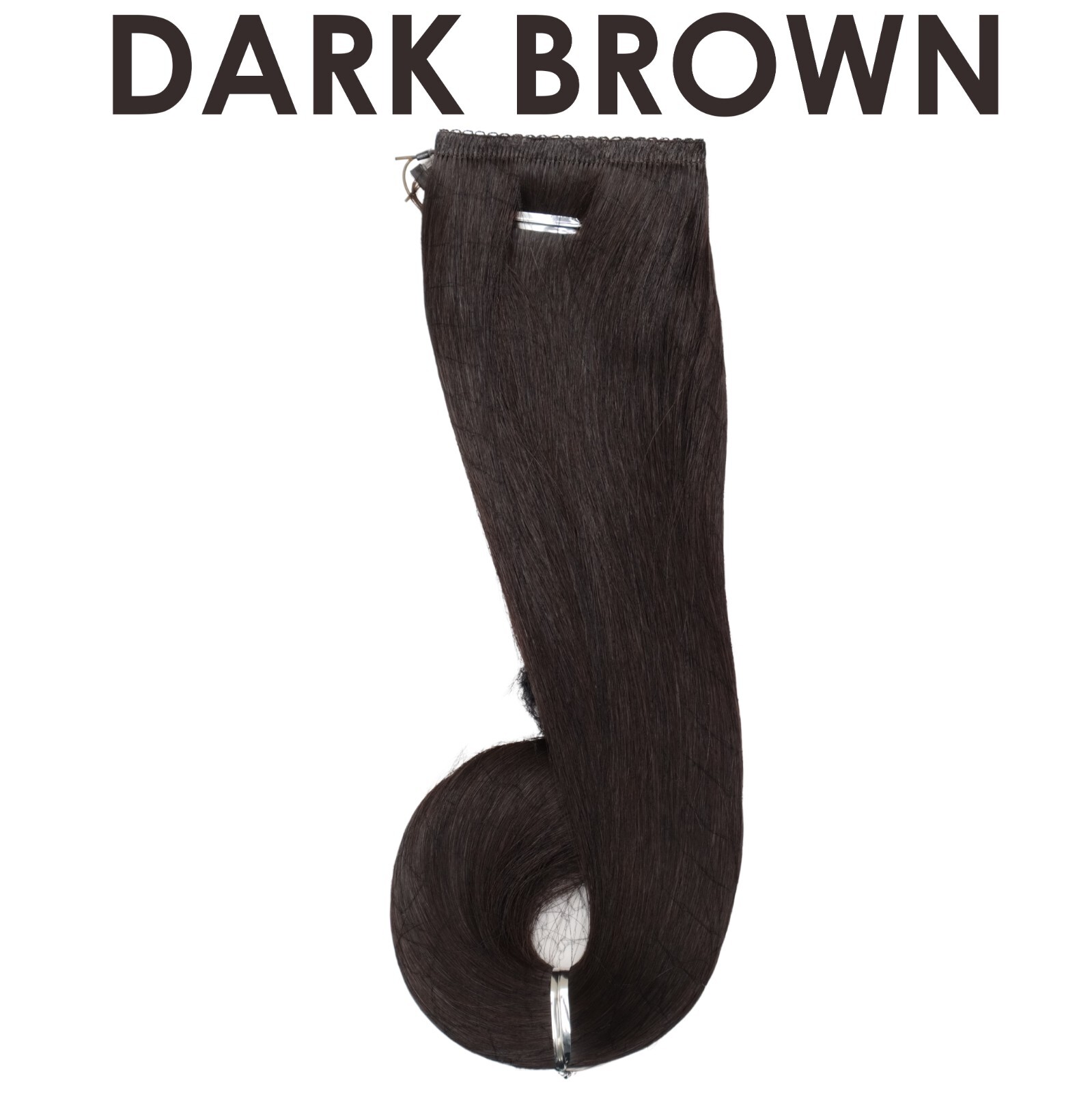 Dark Brown 4/6R 6101700 Daisy Fuentes Double Layer Secret Extension Headband