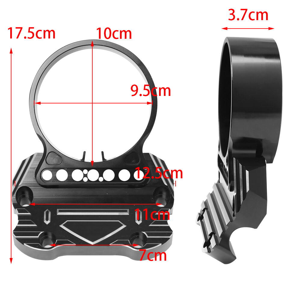 Side Speedometer Bracket Relocation Indicator Clamp For Harley Sportster XL883