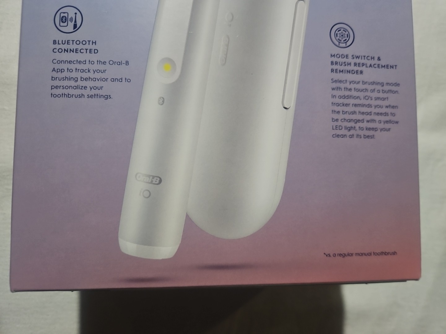 Oral-B iO Series 4 Gum Sensitive Care Rechargeable Electric Toothbrush White NEW