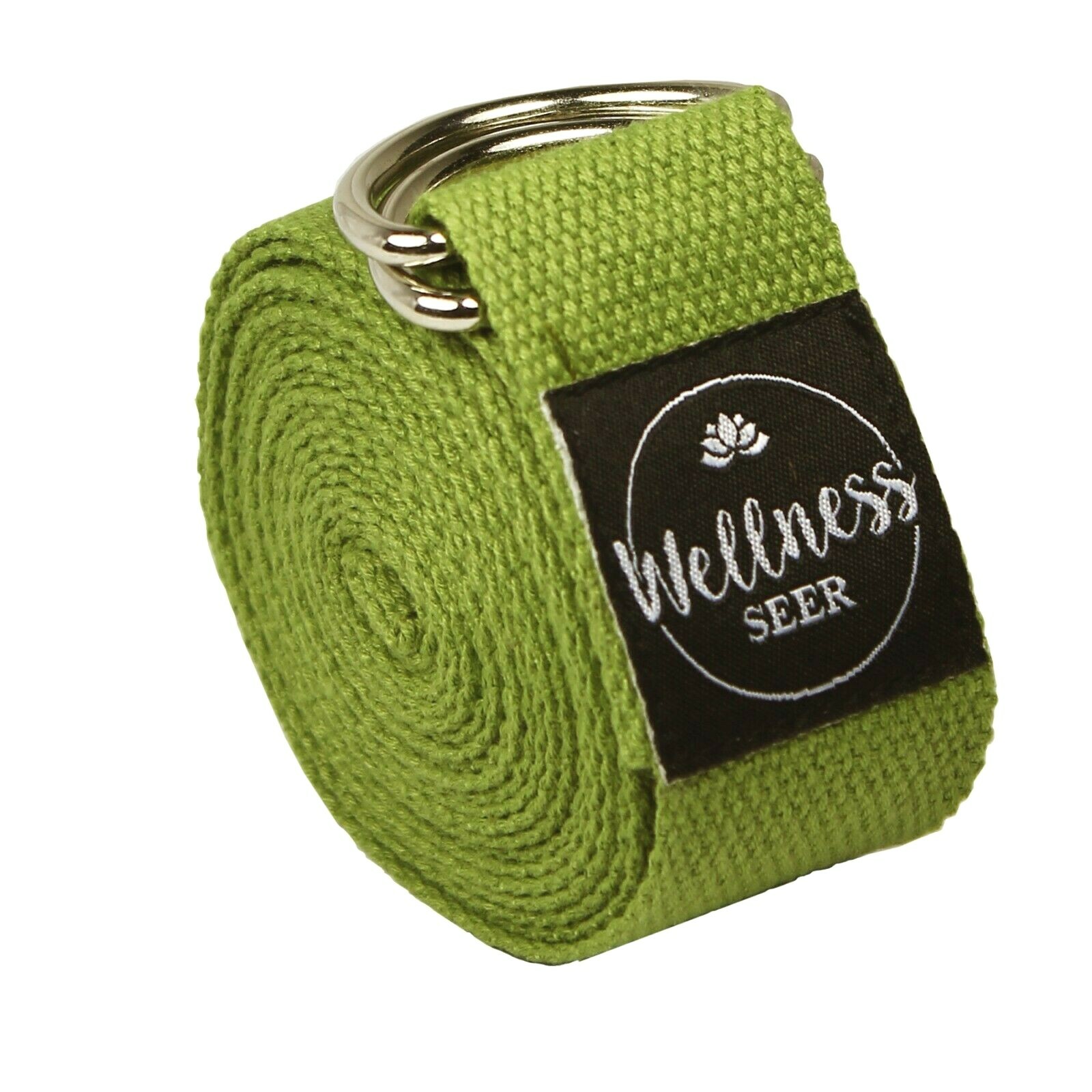 Wellness Seer Yoga Stretch Strap Adjustable D-Ring Buckle Belt Gym Waist Leg Fit