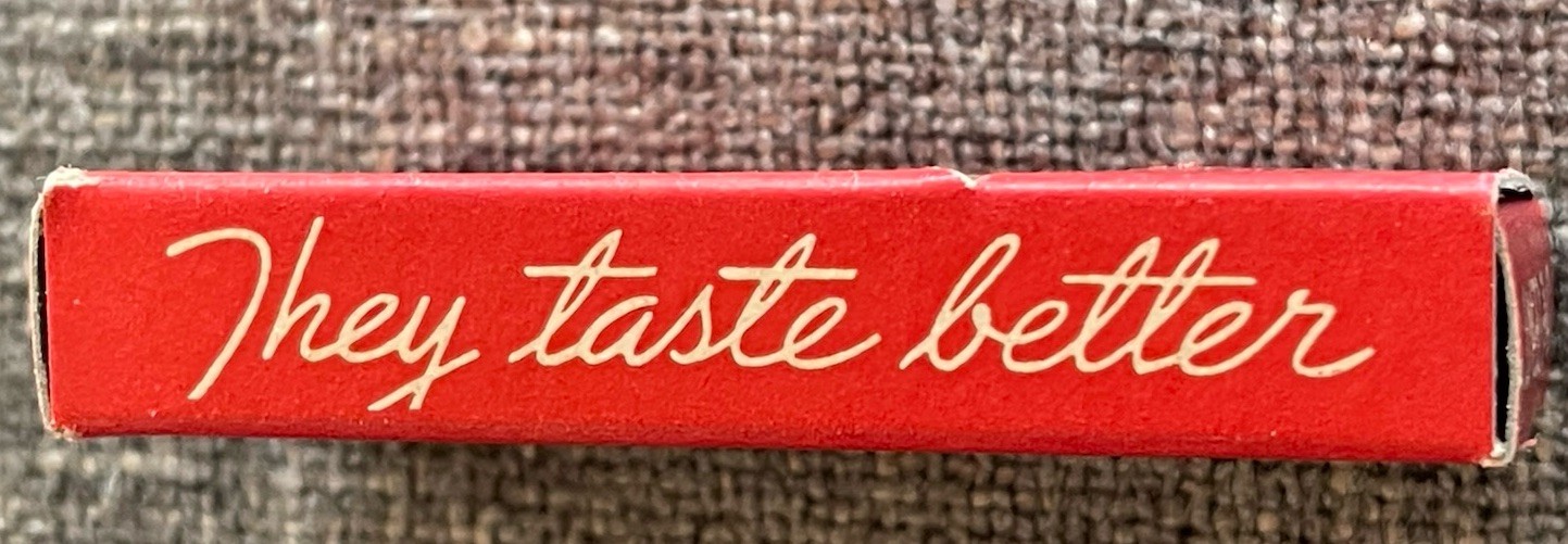 Vintage 1950’s DELFA LICORICE CIGARETTES Unopened Box New Old Stock RARE!!!