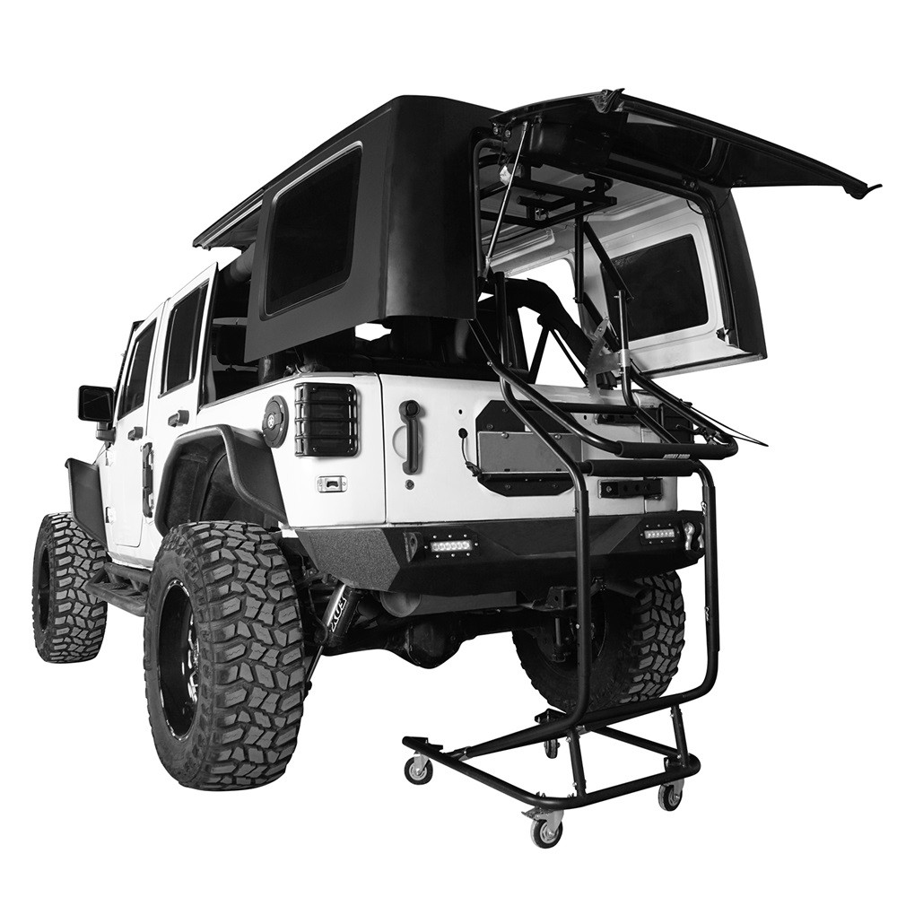 Hardtop Removal Lift Cart Movable Holder Rack Fit Jeep Wrangler TJ JK JL Bronco