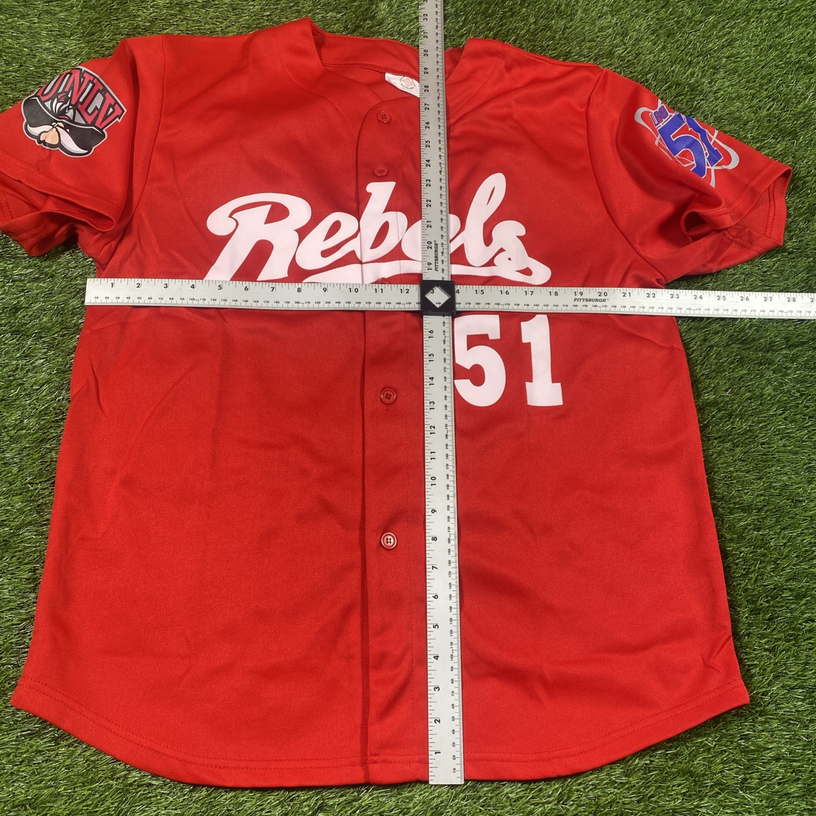 UNLV Rebels Baseball Jersey Mens Xl Red Ncaa #51 Stadium Issue